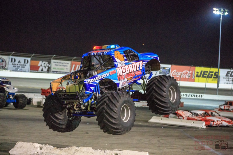 Monster Truck Mid-Air